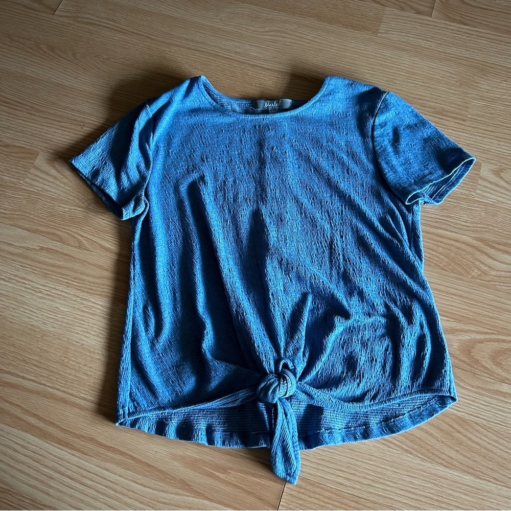 Marled Reunited Clothing Light Blue Blouse XS